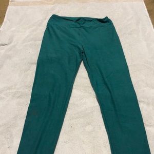 Lularoe teal leggings one size